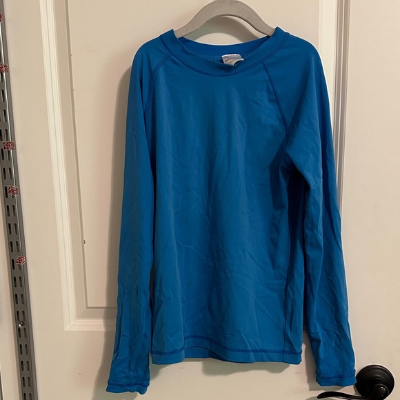 Blue Kids Long Sleeve rashguard - Picture 1 of 3